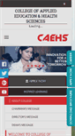 Mobile Screenshot of caehs.edu.in